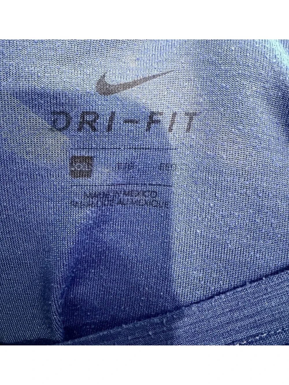 Nike Dri-Fit Men’s Graphic T-Shirt 2XL Blue Short Sleeve Athletic Training Tee